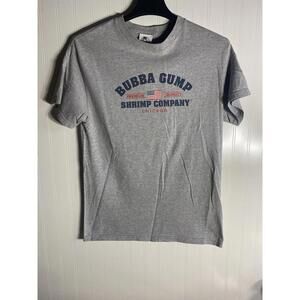 Bubba Gump Shrimp Company Shirt Mens Medium Gray